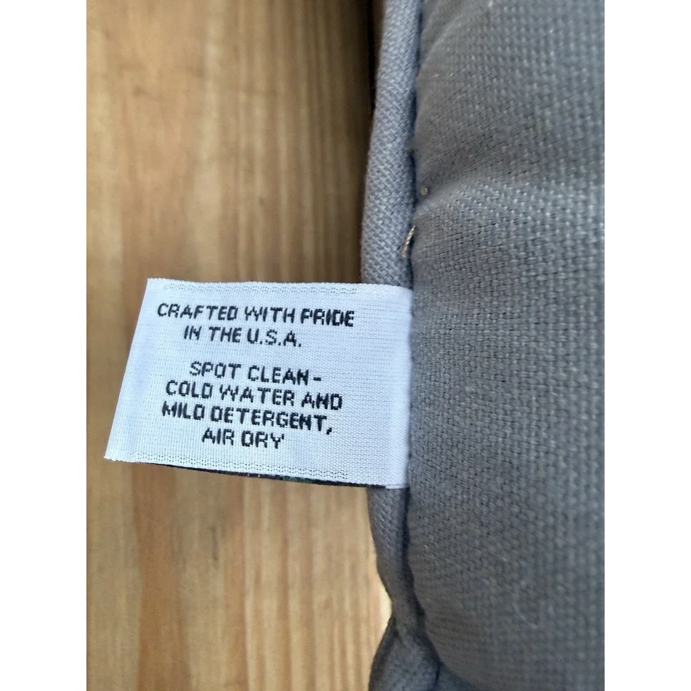 Vintage Riverdale Embroidered Throw Pillow - Rainbow Row Charleston - 18x15